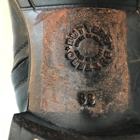 🆕 Buttero| Made in Italy Black Leather Riding Boots Size 38 Brand new - Picture 13 of 16